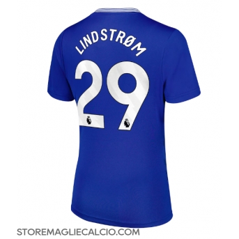 Everton Jesper Lindstrom #29 Maglia Gara Casa Repliche 2024-25 Donna